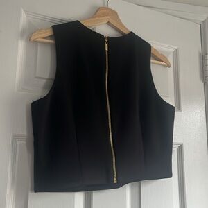 Black Eliza J Crop Top